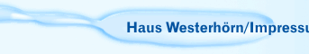 Haus Westerhörn/Impressum